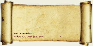 Jana Bursać vizit kartica